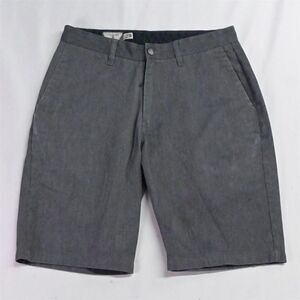 Volcom 29‎ x 10" Gray A0931108 Frickin Modern Mens Chino Shorts